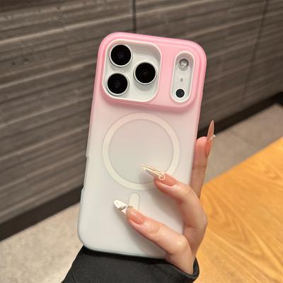 Luxury 2 In 1 Candy Magsafe Wireless Charge Phone Case For iPhone 11 12 13 14 15 16 Pro Max 17 Air Magnetic Bumper Cases Cover