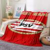 1PC Custom Name PSV Eindhoven Patterned Flannel Blanket Suitable For All Seasons for Home Decor Warmth and Comfort Gifts Holiday Present
