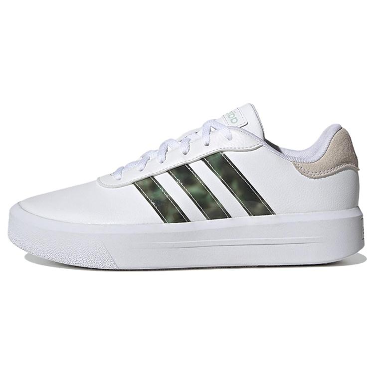 (WMNS) adidas neo Court Platform White Green Women s HP9434 EU 36⅔