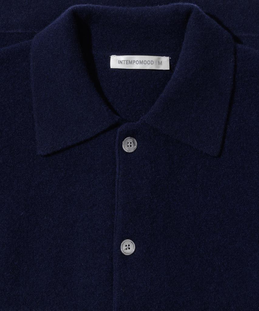 Intempomood Standard Open Collar Cardigan_Navy
