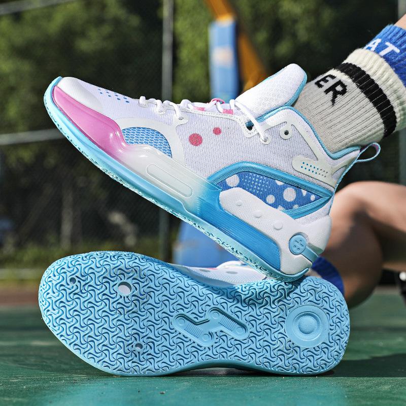 

2025 men s summer and autumn men s and women s basketball sports shoes shock absorption and comfort actual combat basketball sports shoes non-slip tr 36