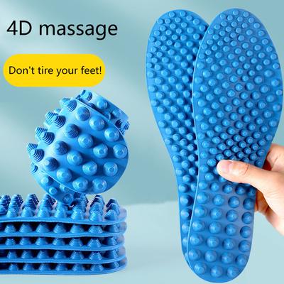 1 pár masážních vložek do bot pro pohodlí nohou, tlumení nárazů, vložka do bot pro muže i ženy, měkká podrážka boty, akupresura na chodidle, podložky do bot