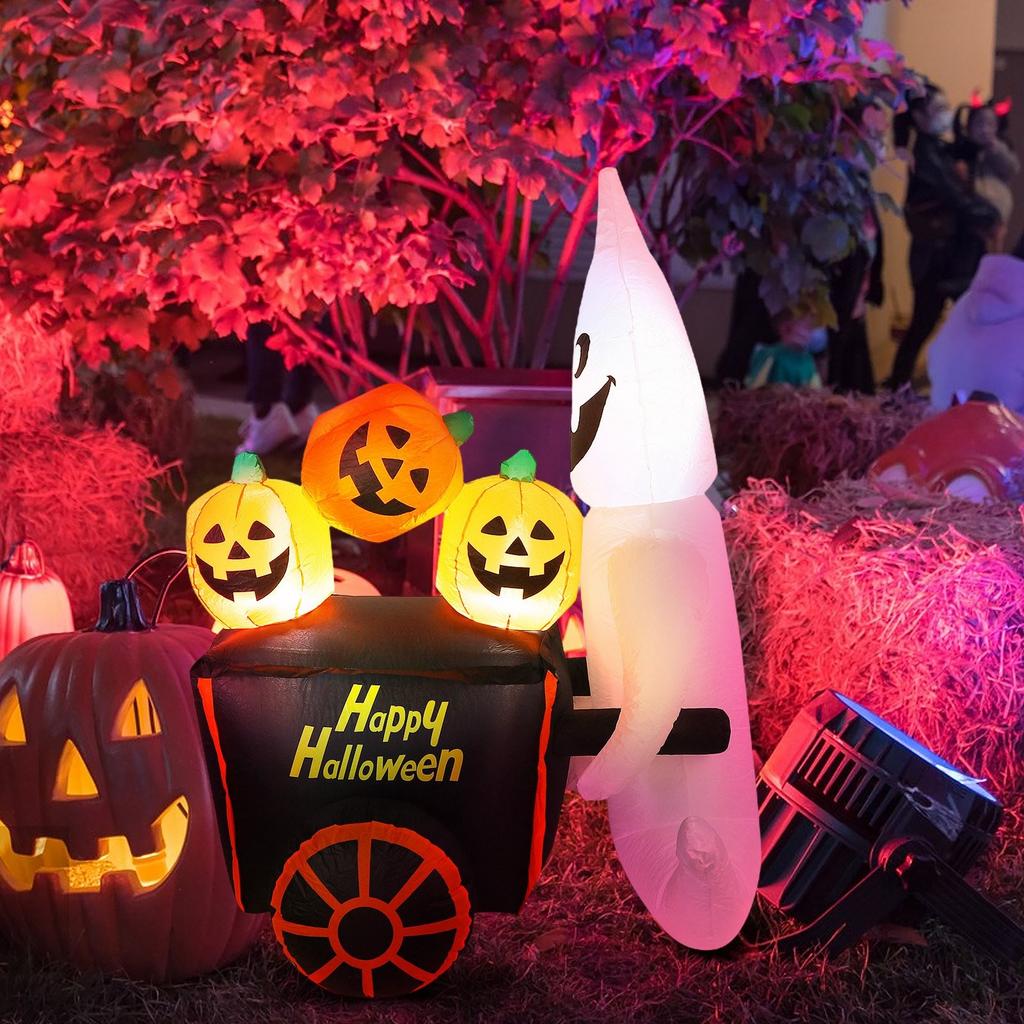 Halloween Inflatable Glowing Funny And Fun Decorative Items Add A Cheerful Atmosphere. Party Home Decoration Set