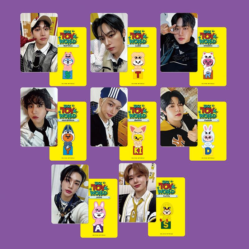 Skzoo Stray Kids DOIT KARMA Pop Up Fotokort Hyunjin Bang Chan Han Idol Samlarvärda Merch-Kort För Fans Samlarpresent
