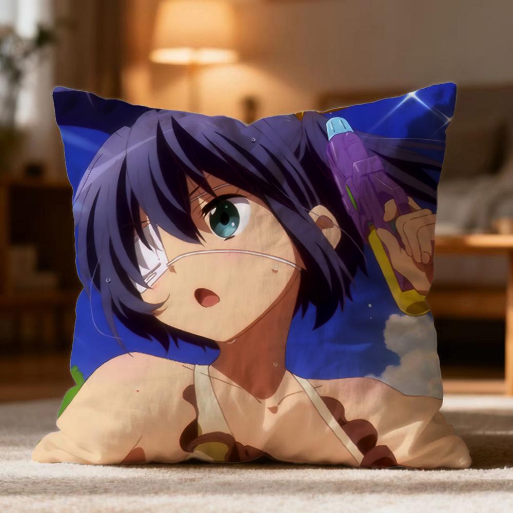 Fashion L-LLove, Chunibyo & Other Delusions Cushion Cover Soft Washable Pillow Case Multi-Scene for Couch Bed Travel Office Use