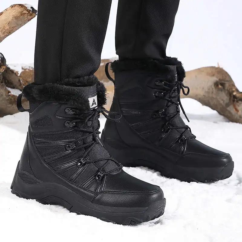 Fashion Snow Booties Black Women's Exercise Shoes Vulcanize High-tech Sneakers Trnis Sports Sneacker Tenid Real Obuv