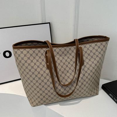 2024 Spring New Trend Fashion Large Capacity Tote Bag Commuter Shoulder Bag Simple Fashion Bag Women