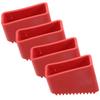 4 Pcs Ladder Non-slip Feet Attic Foot Cover Universal Rubber Covers Furniture Legs Bottom for Rosy Step Ladder Feet Protect Pads