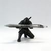 1pc Creative Black Warrior Pen Holder Office Desktop Pen Rack Desktop Ornament Decorative Items Pen Holder