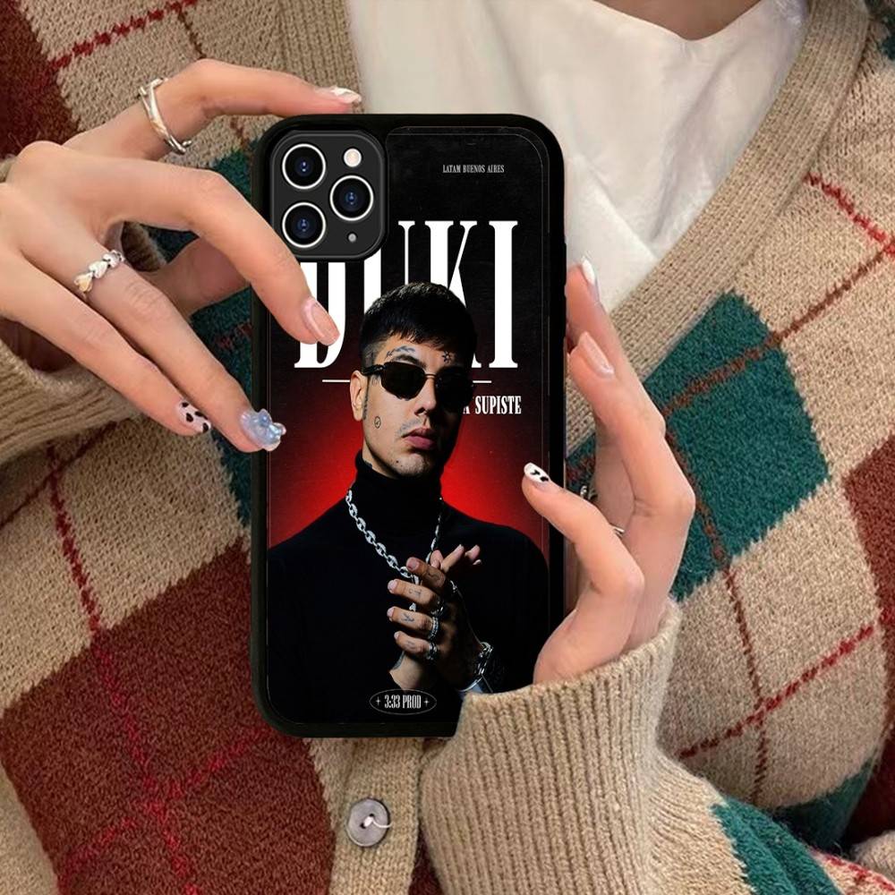 

Fashion Rapper DUKI For Iphone 17 Air 16 15 14 13 12 11 Pro Max TPU+PC Plus Shockproof Back Phone Cover iPhone 12 pro