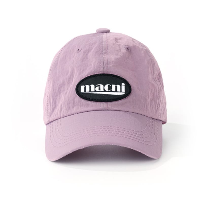 macni LOGO PATCH NYLON DEEP CAP_LAVENDER