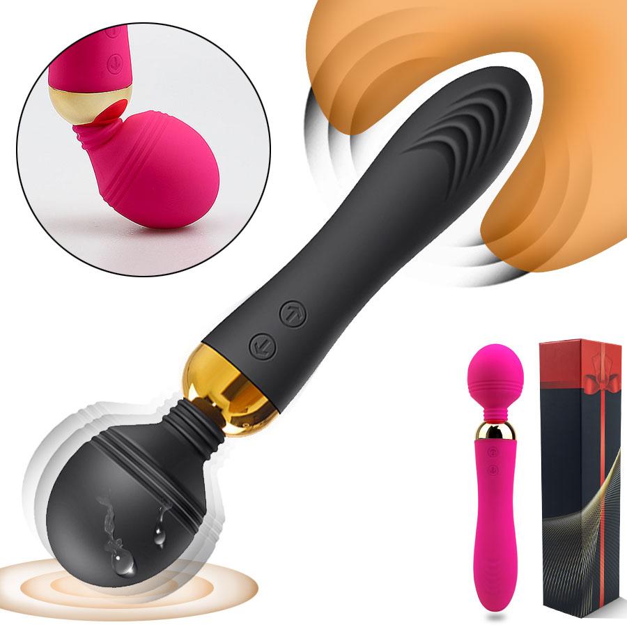 Powerful Magic Wand AV Vibrator G Spot Massage Clitoris Stimulate Vaginal Vibrating 18 Modes Adult Sex Toys for Woman Masturbation