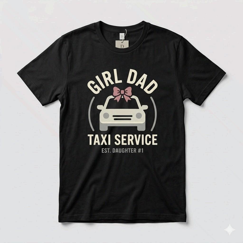 Girl Dad Taxi Service Shirt Funny Father s Day Gift Tee XXL