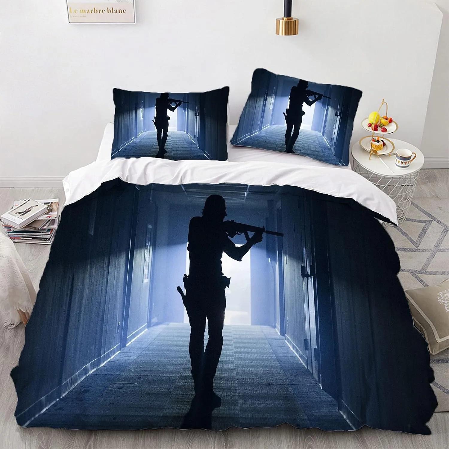 

TV The Walking Dead Duvet Cover Pillowcase Bedding Set Adult Boy Girl Bedroom Decoration Children Single Double Size 70x133cm 3pcs