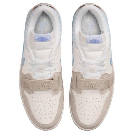 Jordan Legacy 312 Low Comfortable Fit Low Top Retro Basketball Shoes Men Sneaker White Blue IR7563-141