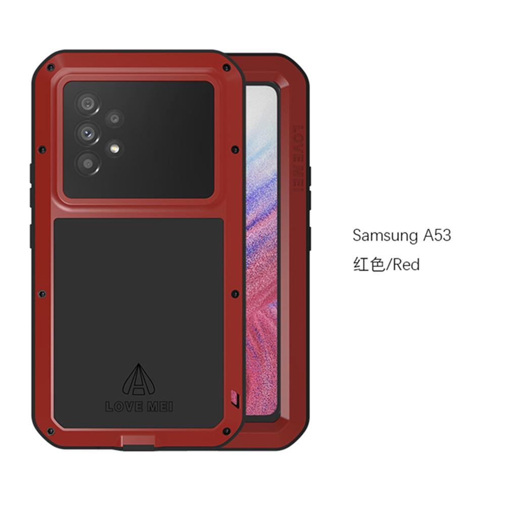 

Металлический защитный чехол для камеры Samsung Galaxy A53 5G, встроенный защитный экран, противоударный чехол для телефона, чехол Fundas For Galaxy A53 5G