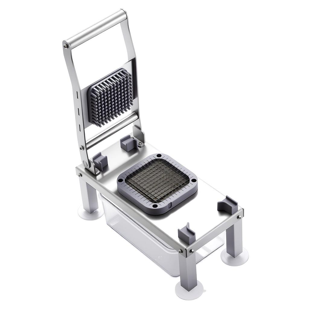VEVOR Vegetable Chopper Mandoline Slicer, All-in-1 Food Veggie Cutter with 8 Stainless Steel Blades