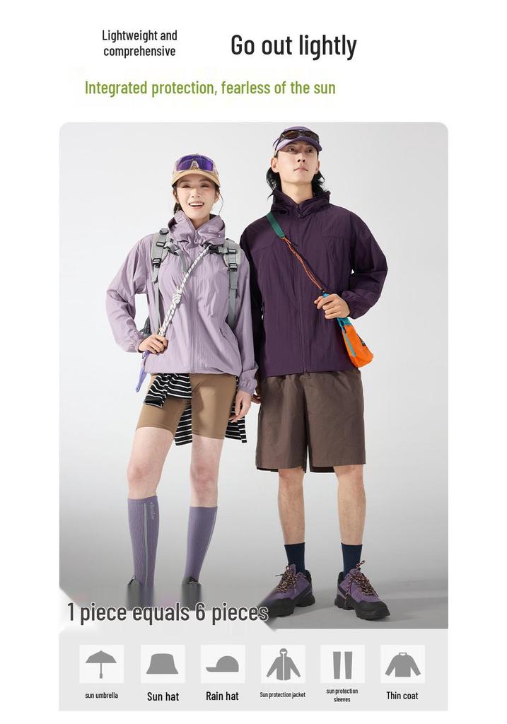 2026 Summer Outdoor Lightweight UV-Protection Jacket for Men & Women - Couple Style, Breathable & Cool