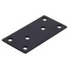 4PCS Stainless Steel, Metal Flat Mending Plate Black Fixing Joining Plate Metal Bracket  Bed