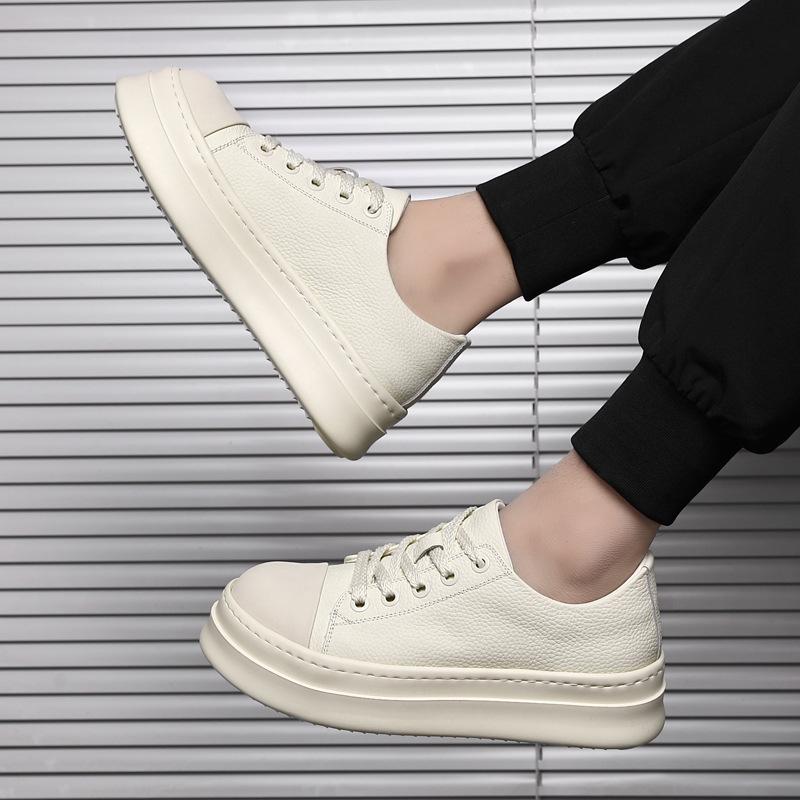 Lightweight casual shoes Original niche outdoor leather board shoes