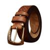 Rare Thickened First Layer Cowhide Belt Men'S Genuine Leather Pin Buckle Personality Niche Trend Casual Laser Engraving Belt Men