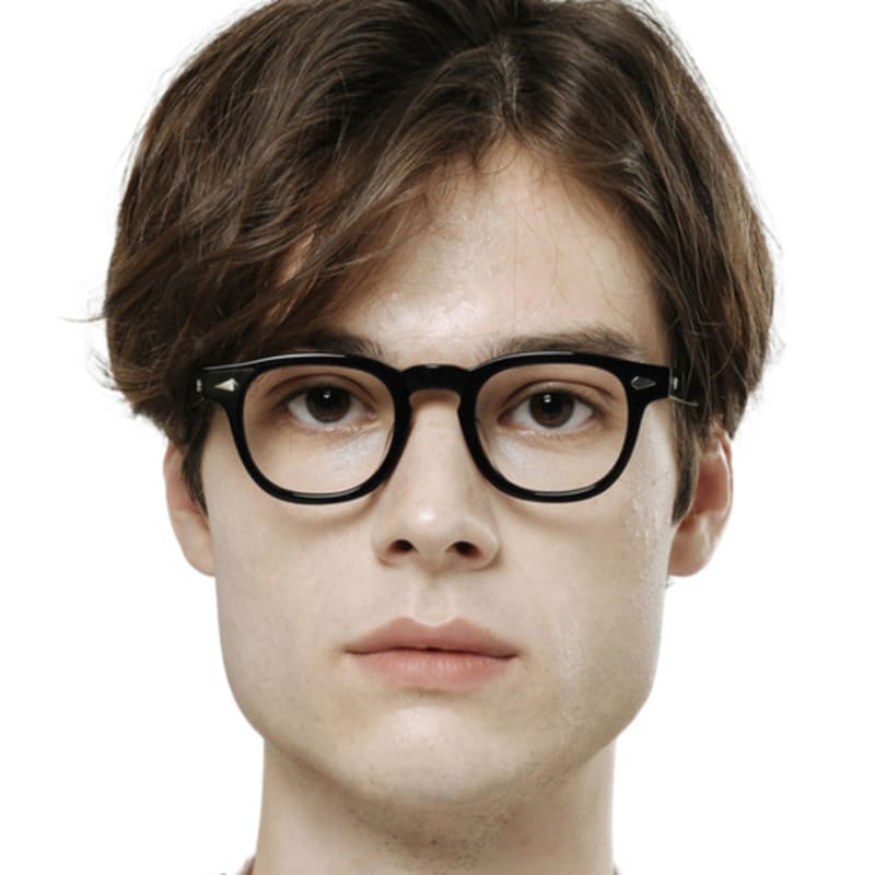 FACETION Arnel Design Glasses Horn-rimmed 28g Lightweight Horn-rimmed Glasses Jason (C1)