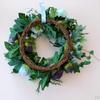 Artificial Penoy Silk Flower Wreath Garland Hanging Wedding Decor