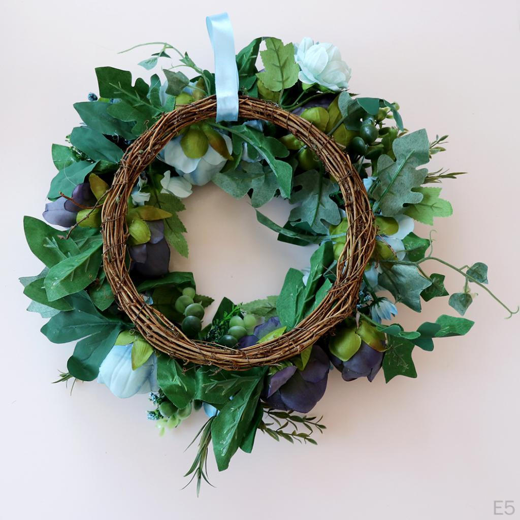 Artificial Penoy Silk Flower Wreath Garland Hanging Wedding Decor