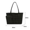 Large Capacity Women Shoulder Underarm Bags Simple Plaid Versatile Ladies Tote Bag Purse Portable Female Handbags with Zipper