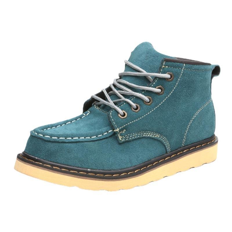 Special Men'S Shoes Short Boots Outdoor Tooling Boots Leather Martin Boots Retro Waterproof Locomotive Boots Casual Cowboy Boots