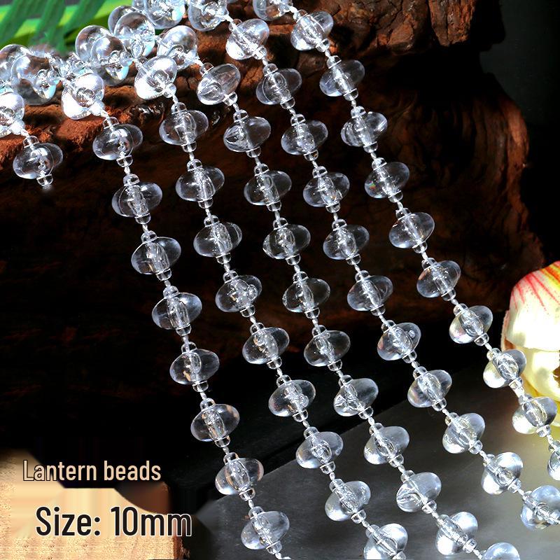 Crystal Beaded Door Curtain & Wedding Aisle Decor with Acrylic String