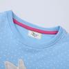 Girls' Cartoon Terry Pullover Sweatshirt: Ribbed Collar, Long Sleeve, Ideal As a Spring/Autumn Base Layer, New Arrival In Baby Clothes.