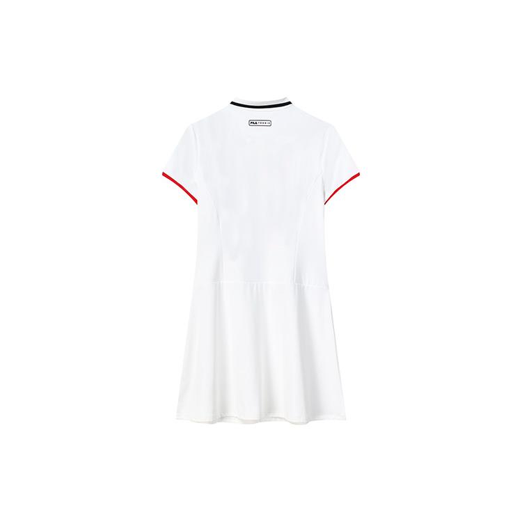New FILA Athletics Short Sleeved Dress Women's Jade White A11W223303F-WT