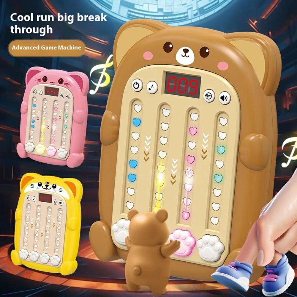 SJL3608 Rhythm Game Machine with Sound Light Electronic Music Toy for Boys Girls