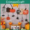 Festive Wooden Pumpkin Ornaments For Halloween Party Atmosphere And Decorative Style