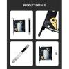 Invisible Room Door Lock Press Type Concealed Handle Hidden Outward-Opening Wooden Magnetic Door Handle Door Lock 2025 NEW