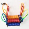 DYS Auto Shop 120cm Motorcycle Motorbike Security Disc Brake Lock Spring Reminder Cable Coil