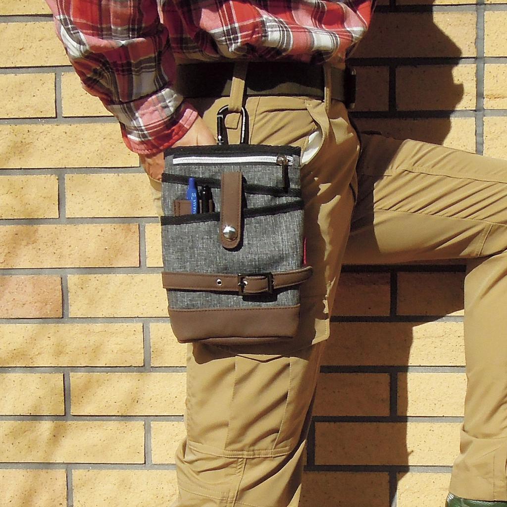 Small Item Lightweight and Black [Bouken Club] Multi-functional Case, Rough,