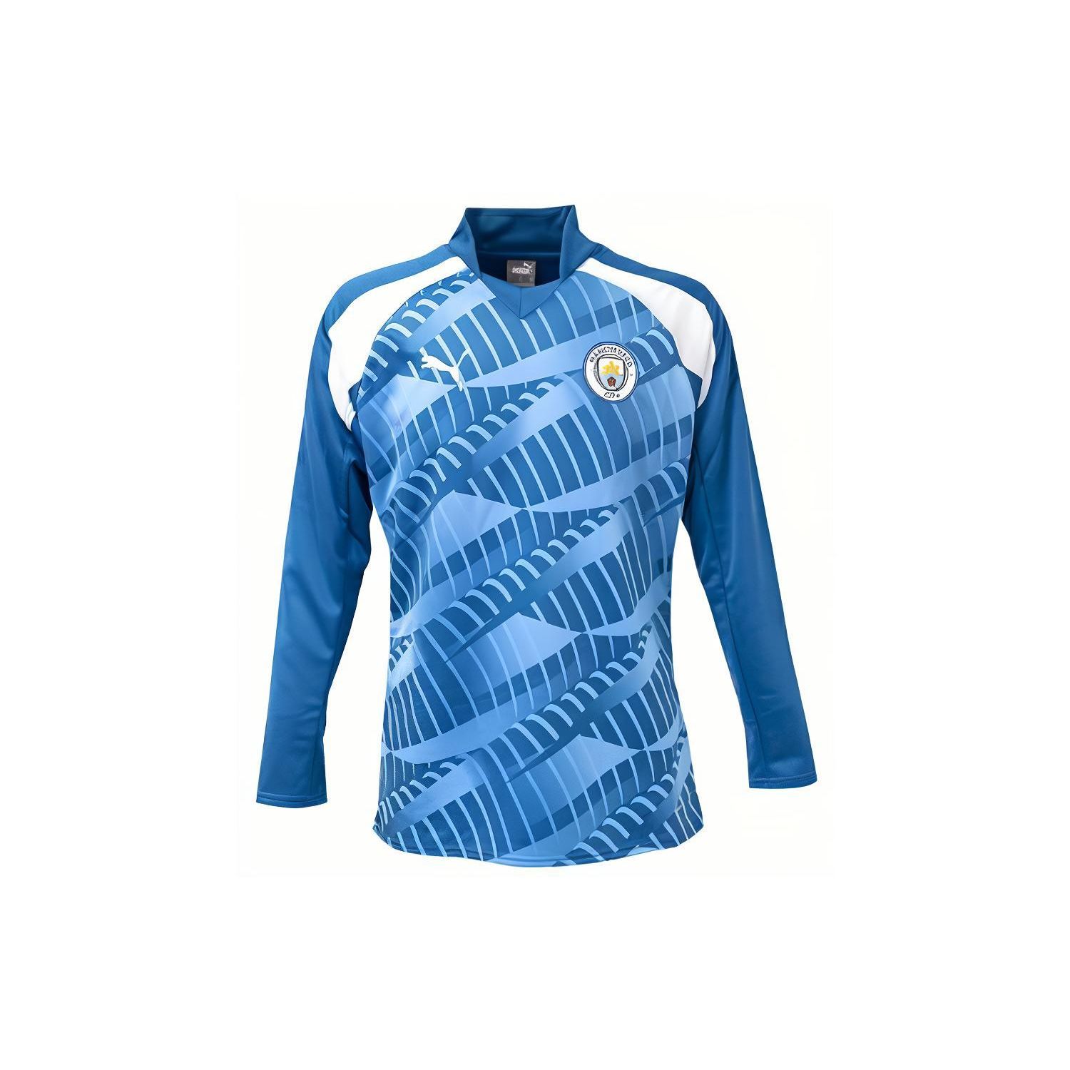 

Puma Футболка мужская с длинным рукавом и полосатым принтом, воротник-стойка, синяя 772845-10 XL