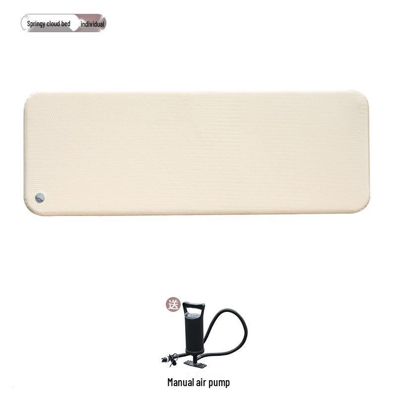 Foldable Inflatable Camping Mattress - Thickened PVC Floor Mat for Outdoor Use