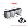 Inflatable Car Bed and Footrest for Rear Seat Use In Sedans and SUVs