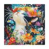 Adesivo Decorativo Pittura Diamante 5D Sagomato Speciale, Kit Pittura Fai da Te Fatto a Mano Gatto Bambini