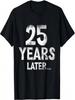 Camiseta Divertida de Cumpleaños 25 Regalo Posterior Familia Edad 25 Años