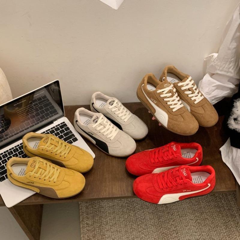 Spring single shoes new Korean version ins female student flat non-slip Forrest Gump shoes casual women's shoes K