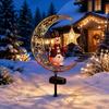 Decorative Pathway Lighting for Patios Solar Christmas Yard Stakes Light, Nutcracker Soldier/Angel/Red Bird/Snowman Outdoor Garden Lamp, Gift