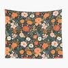 Country Style Abstract Floral Tapestry Spring Flower Tapestry Colorful Scenery Wall Hanging for House Bedroom Living Room Decor