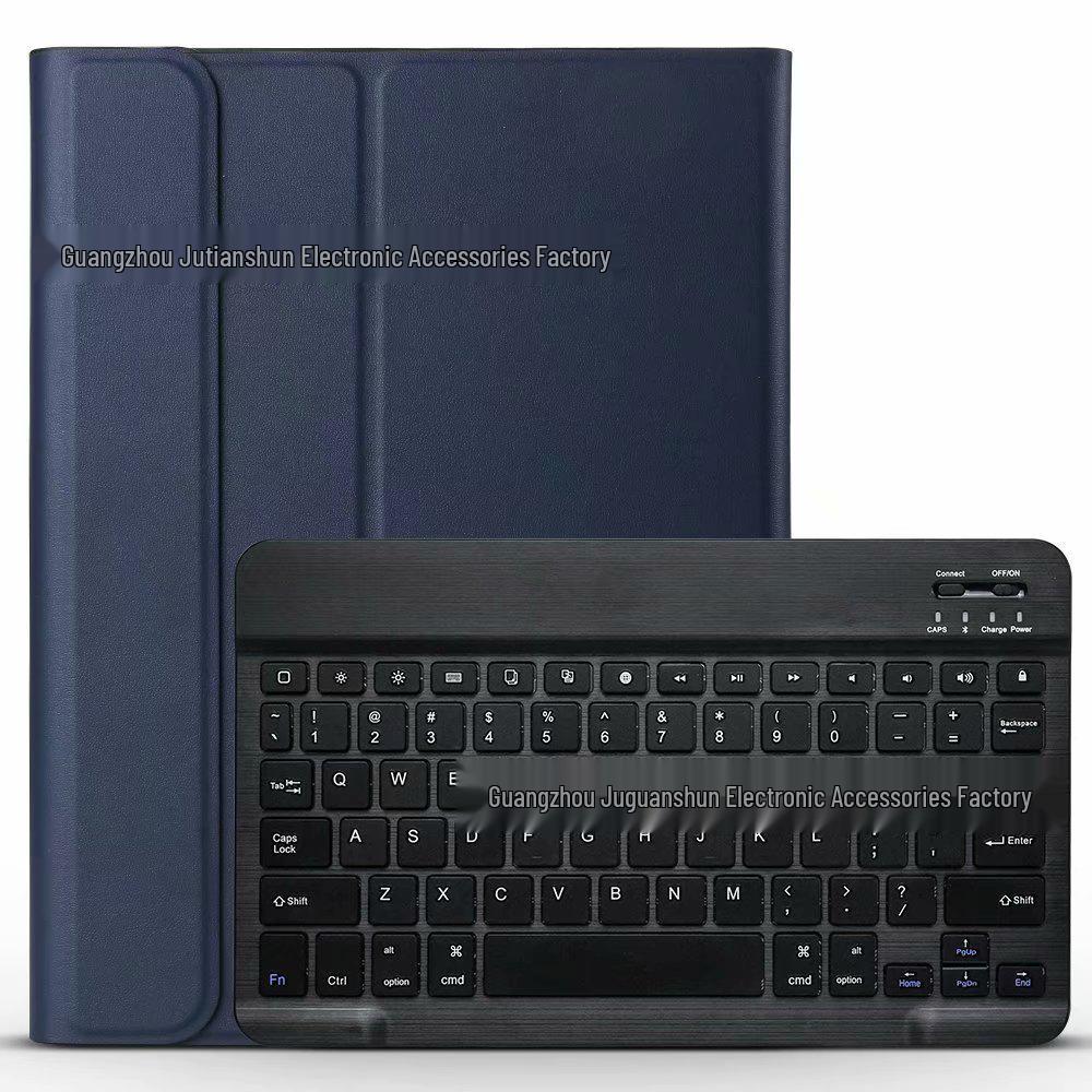 Custom Embossed Samsung Galaxy A9+ Tablet Case & Bluetooth Keyboard with Silent Mouse - Multilingual (French, German, Spanish)