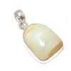 Golden Rutile Gemstone Handmade 925 Sterling Silver Jewelry Pendant 1.50" GK-5120