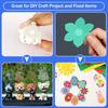 JANYUN 1000 Pcs Double Sided Sticky Dots Removable Round Putty Clear Double Sided Tape for Crafts No Trace Sticky Tack Adhesive Tape (15 mm)