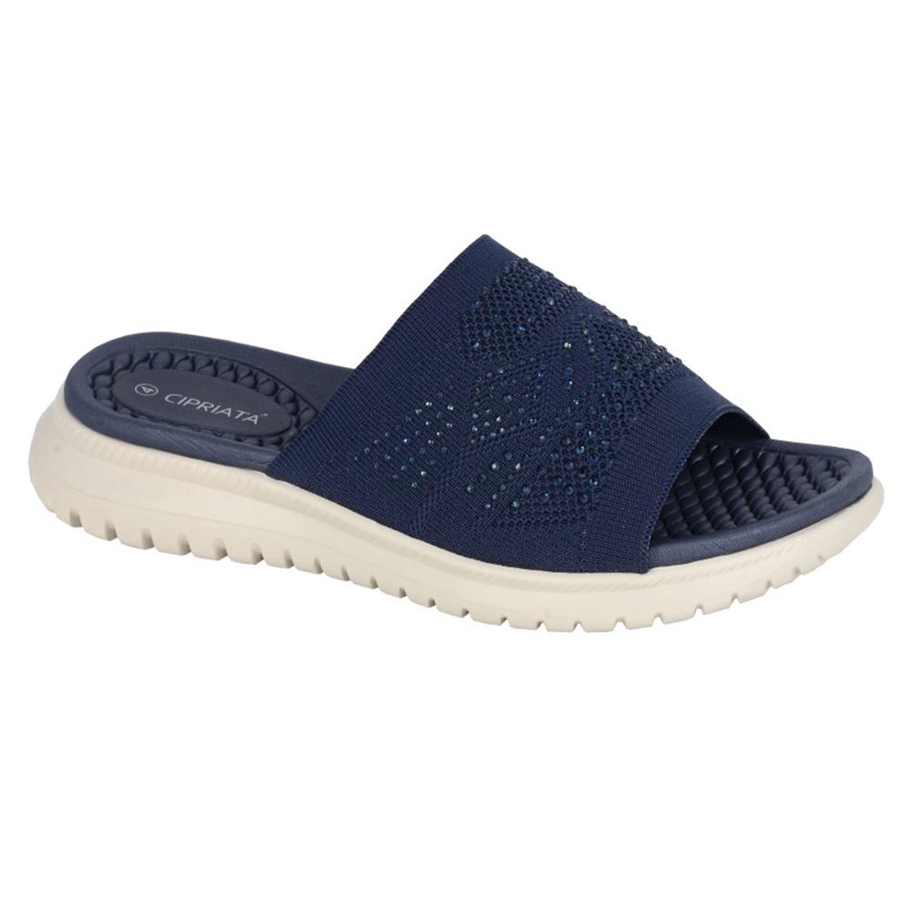Cipriata Womens/Ladies Eliana Diamante Sliders